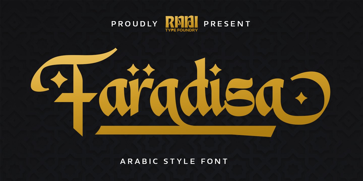 Arabic Style Font
