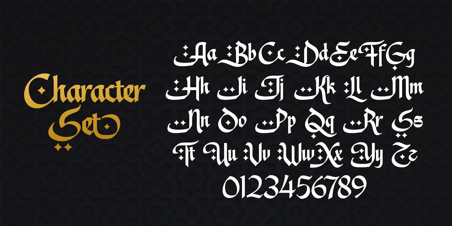 Arabic Style Font