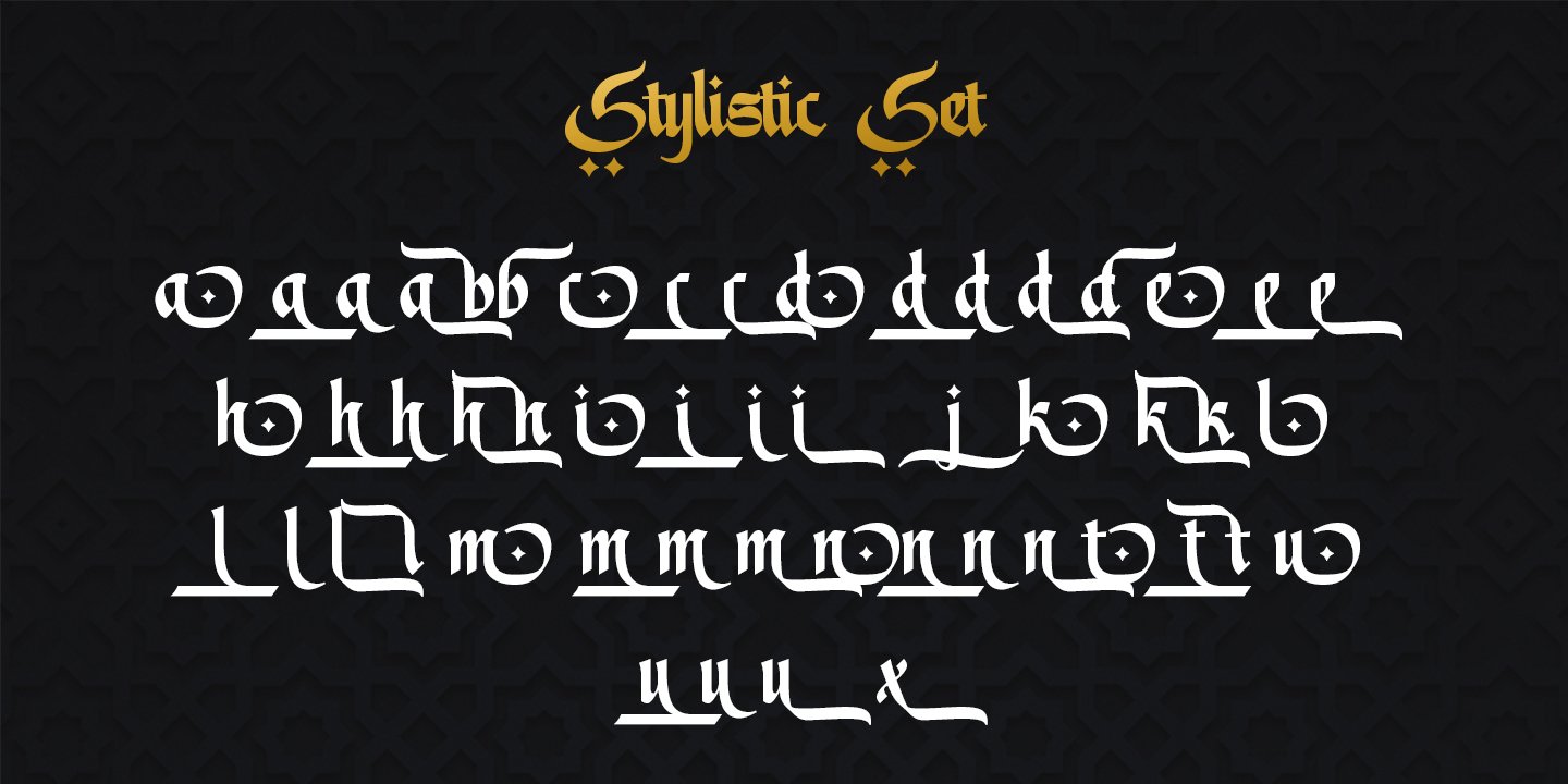 Arabic Style Font