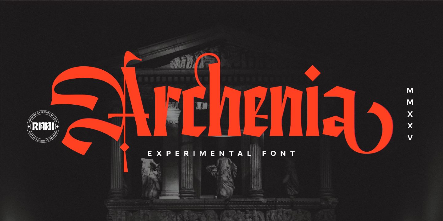 Experimental Display Font