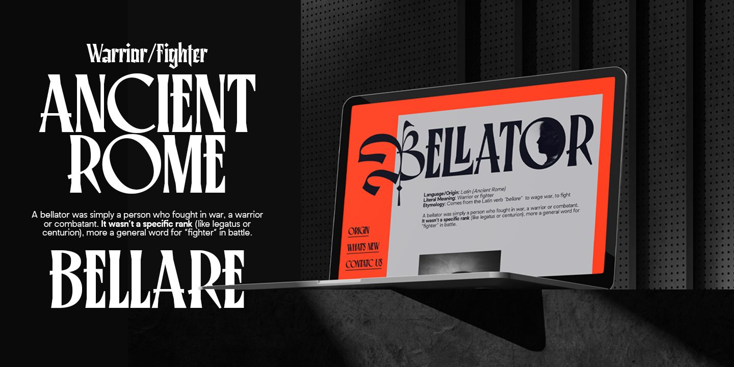 Experimental Display Font