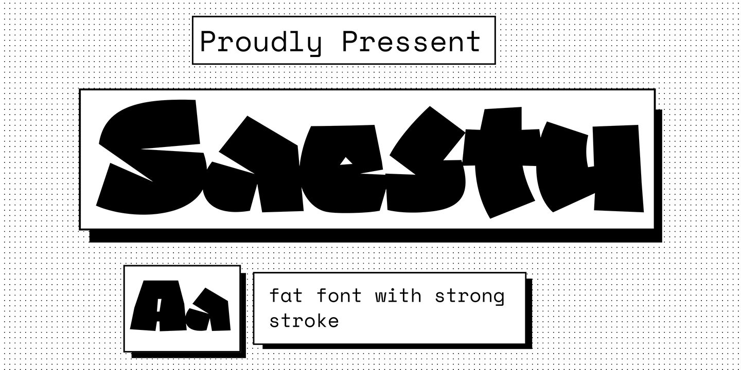 Fat Display Font