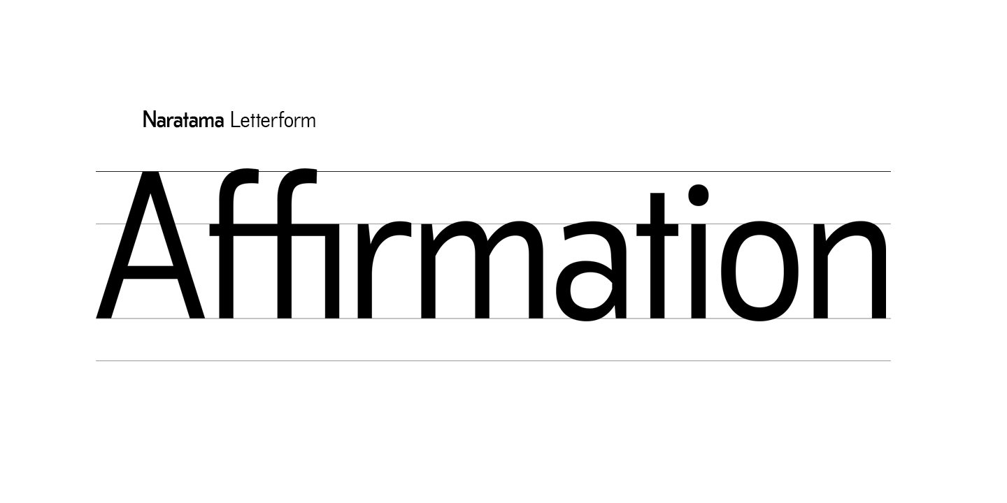 Naratama - Sans Serif Variable Font