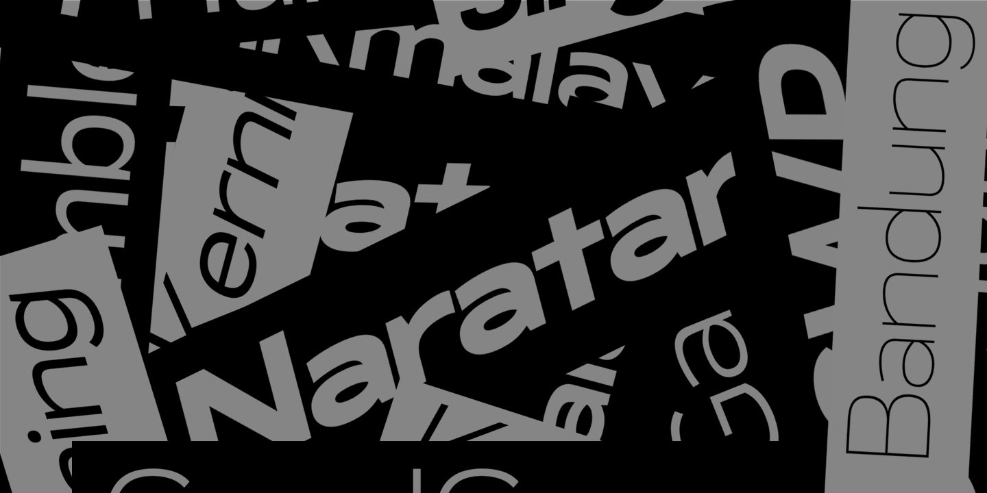 Naratama - Sans Serif Variable Font