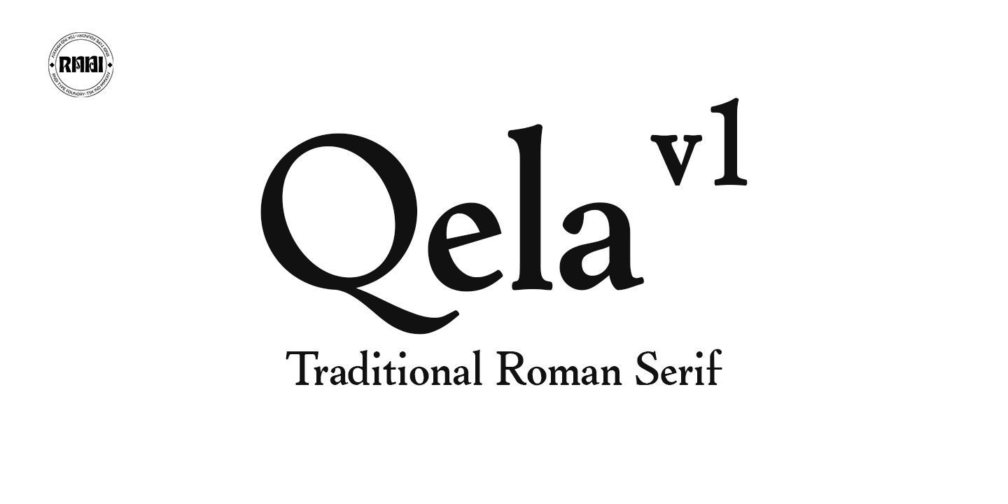 Traditional Roman Serif Font