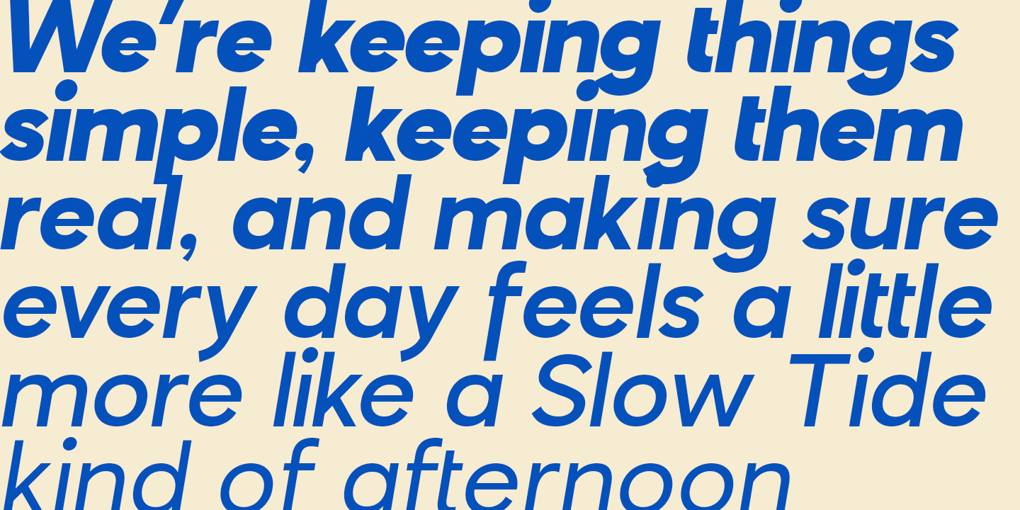 Modern Sans Serif